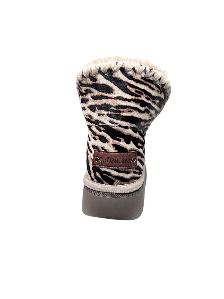 polacco donna zebrato bianco-nero-beige