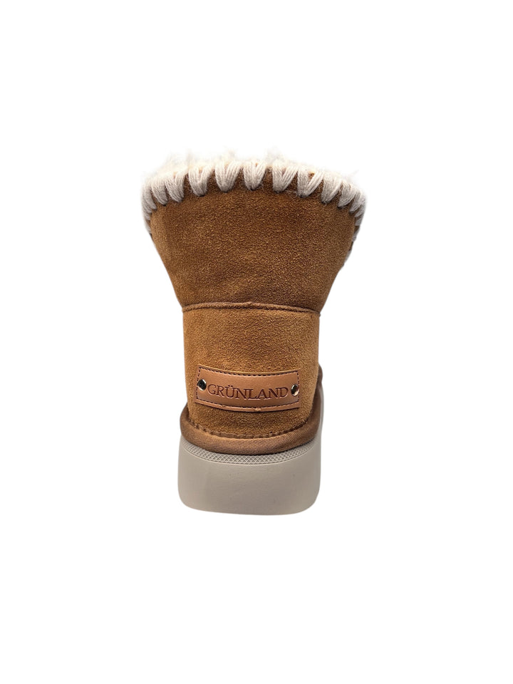 polacco donna camoscio cuoio