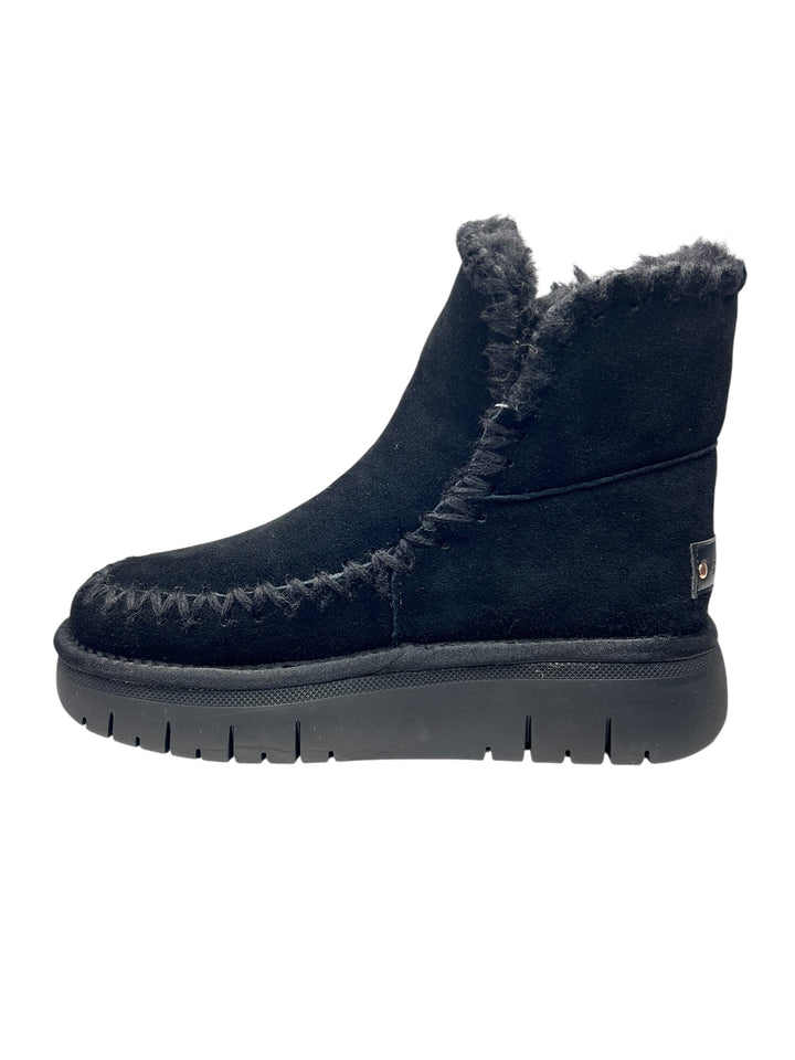 polacco donna camoscio nero