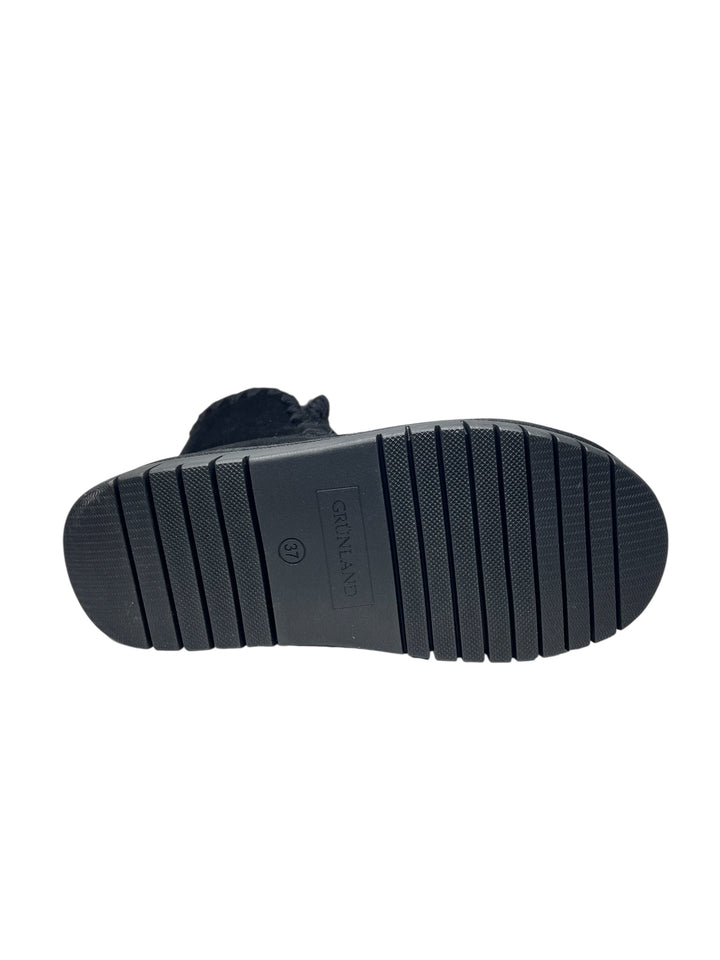 polacco donna camoscio nero