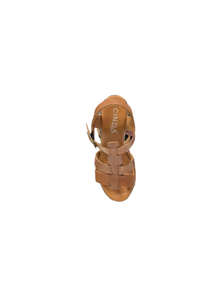 sandali donna cinziasoft art.pq60671382-004 cuoio