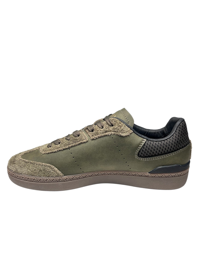 sneaker uomo verde militare