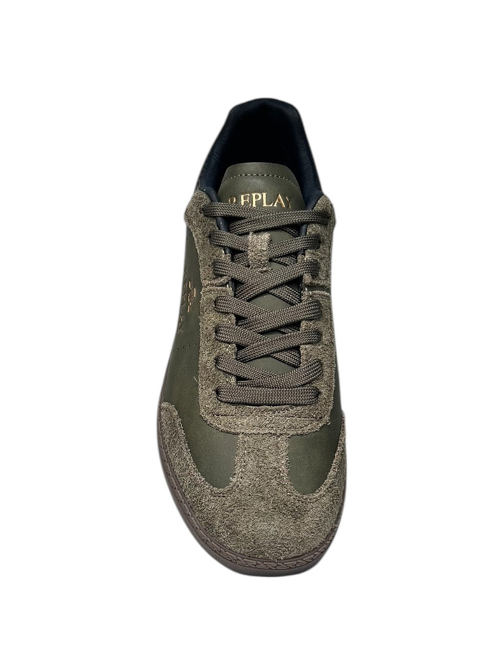 sneaker uomo verde militare