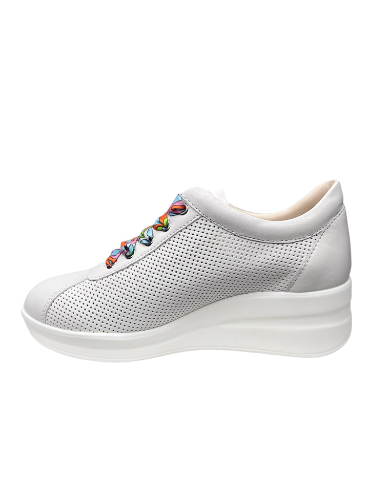 sneakers donna pelle melluso art.r20245z bianco