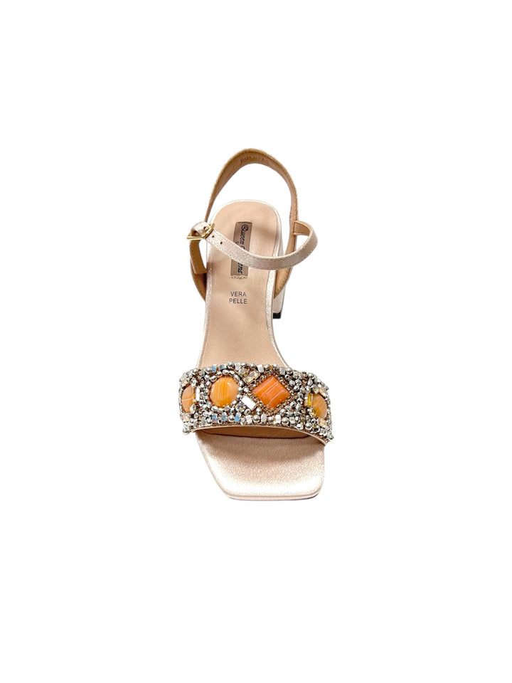 sandali gioiello donna queen helena art.s2856 champagne