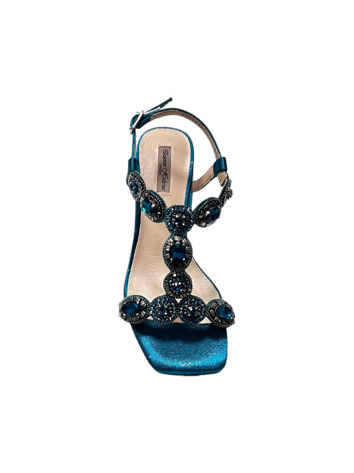 sandali gioiello donna queen helena art.s2871 ottanio