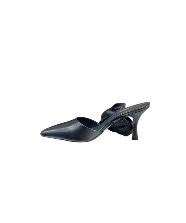 slingback donna pelle toscablu art.s390 nero