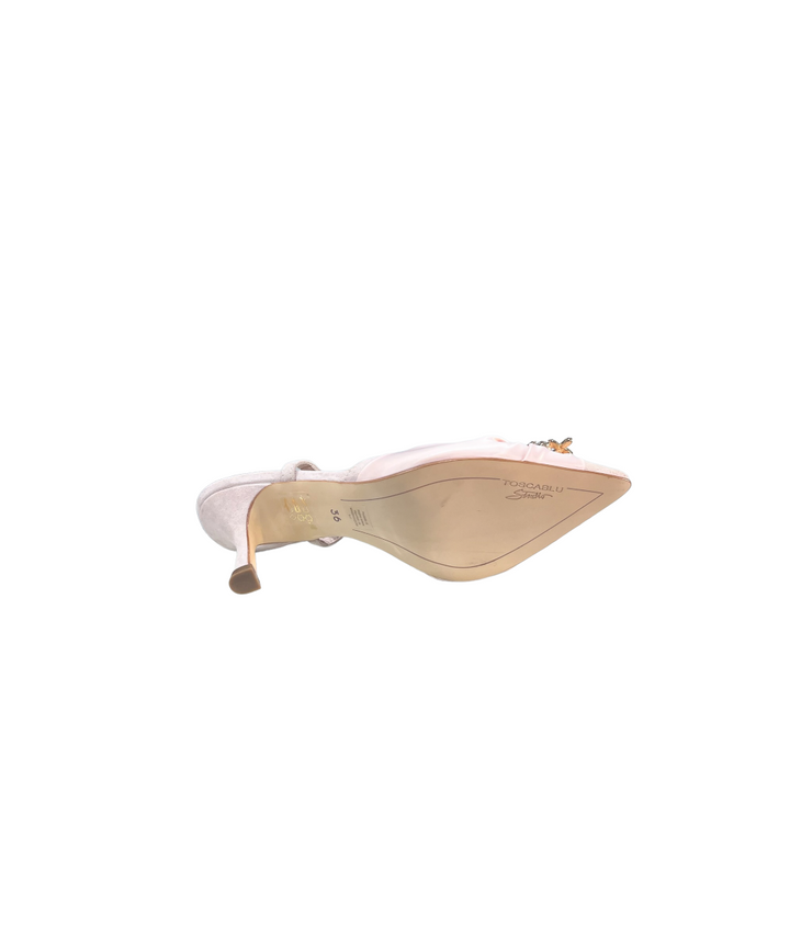 slingback donna raso toscablu art. s392 cipria