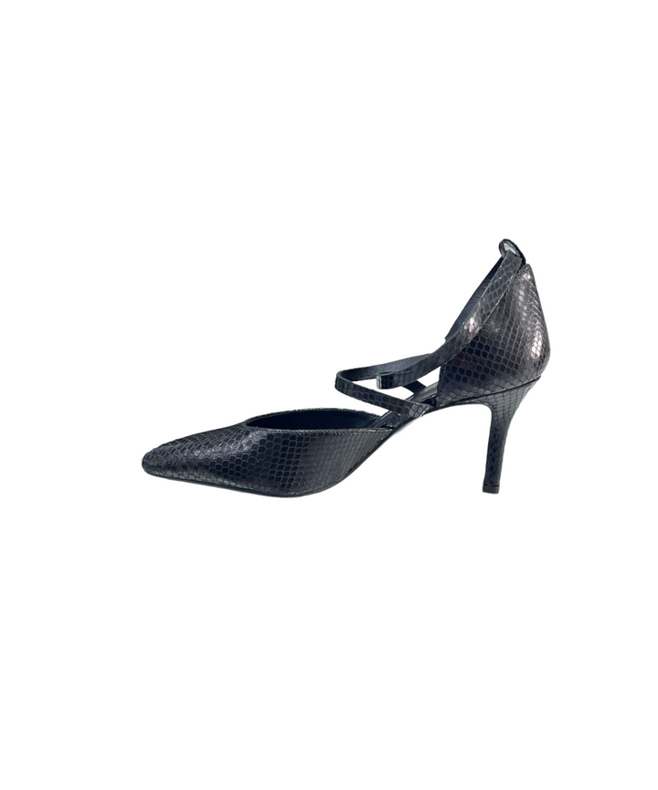 décolleté semiaperte donna pelle toscablu art. s446 nero
