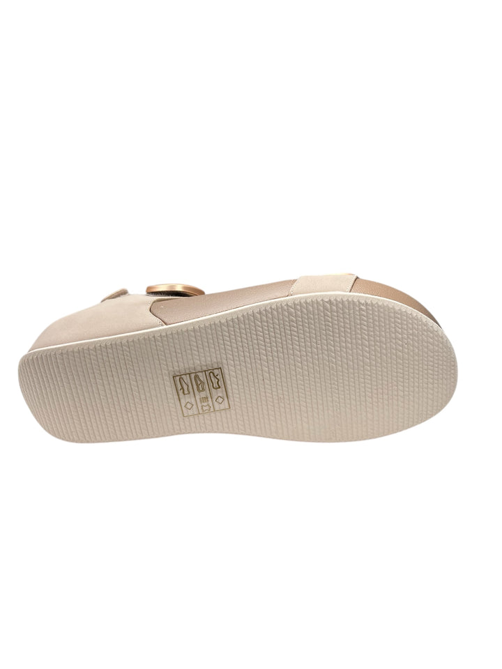 sandalo donna beige