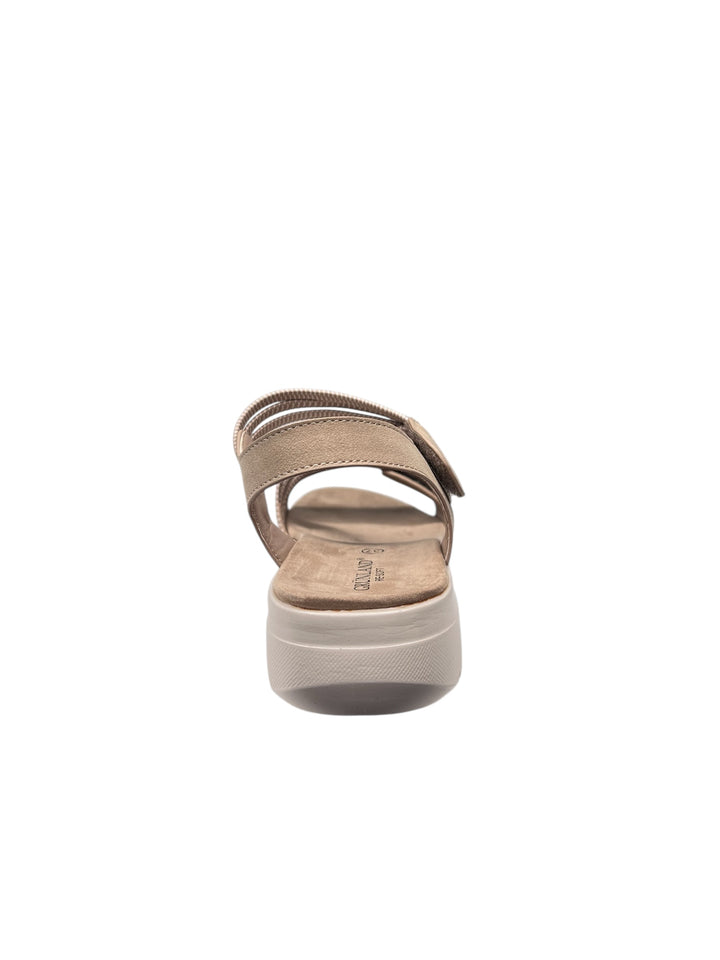 grunland sandalo donna beige