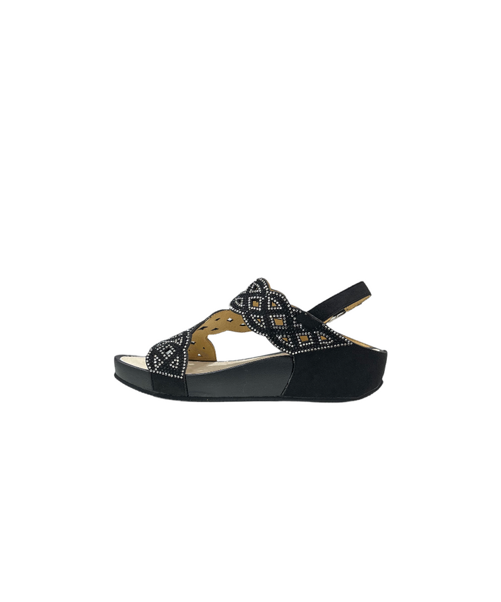 sandali donna pelle grunland art. sa2592-c9 nero