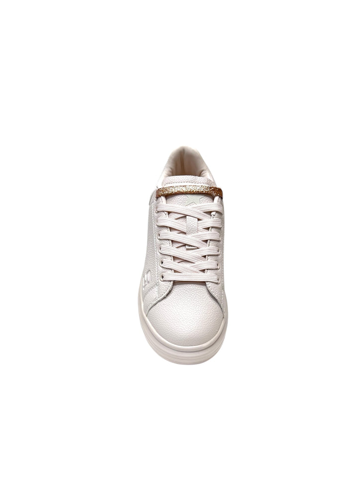 sneakers donna shop art art.sasf240901 crema-bronzo