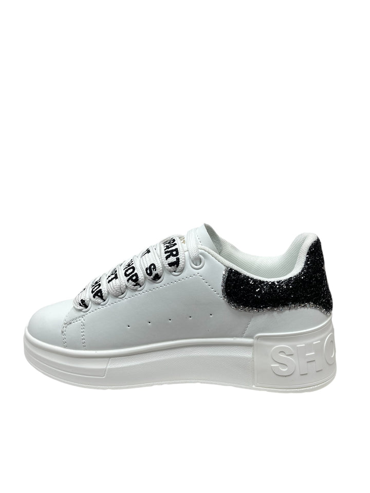 sneakers donna shop art art.sasf240917 offwhite-nero-silver-gold