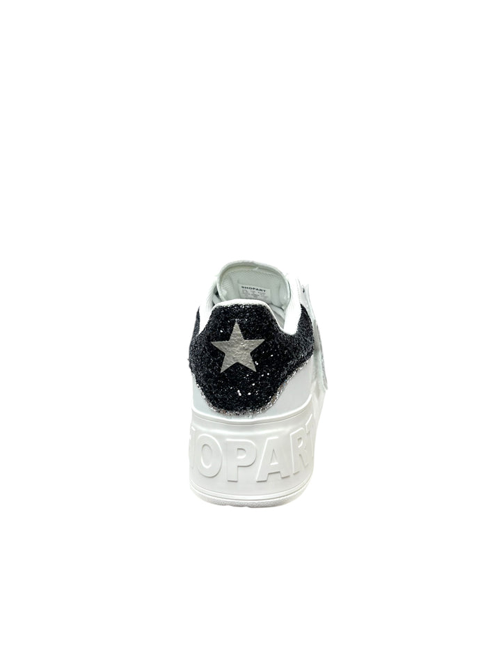 sneakers donna shop art art.sasf240917 offwhite-nero-silver-gold