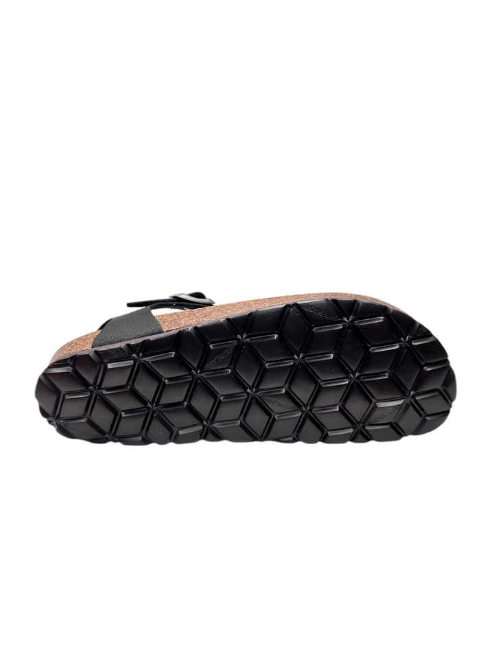 grunland sandalo infradito donna nero