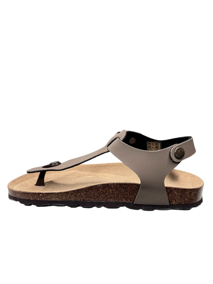 grunland sandalo infradito donna tortora