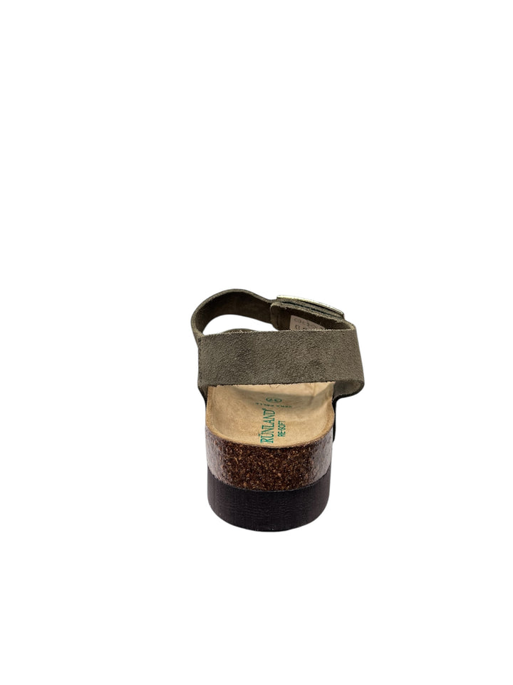 grunland sandali donna  verde oliva