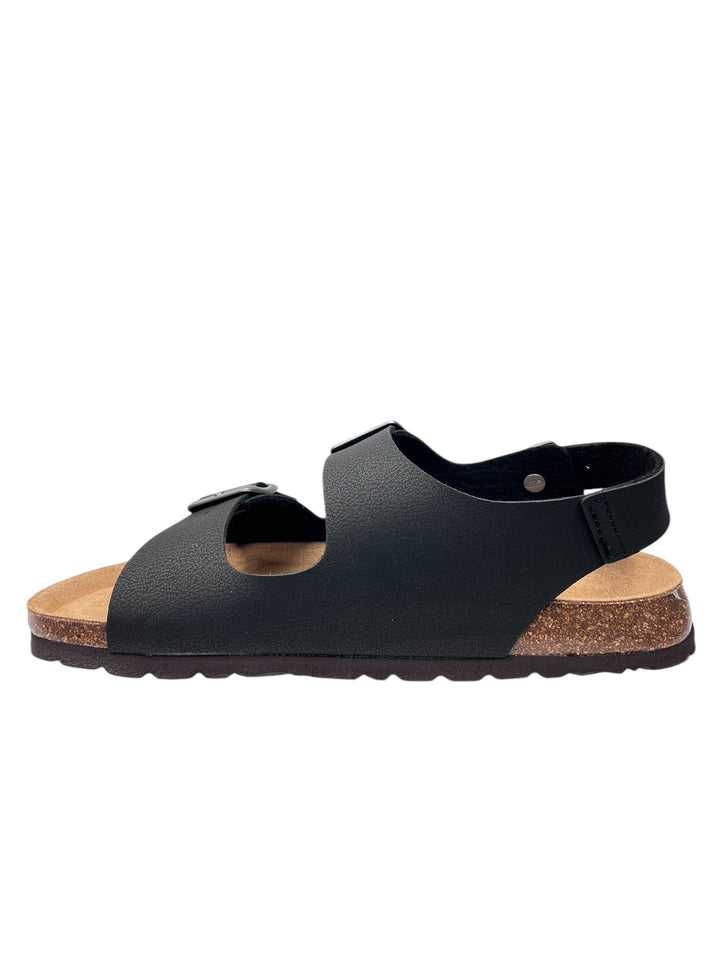 grunland sandali uomo  nero