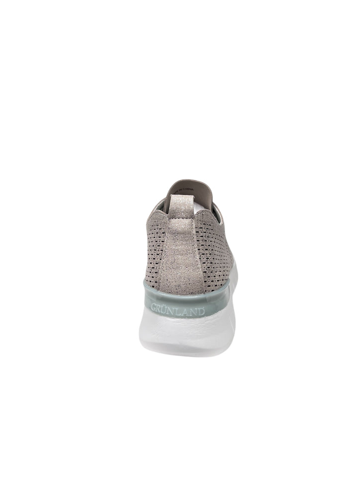 grunland sneakers donna  grigio metal