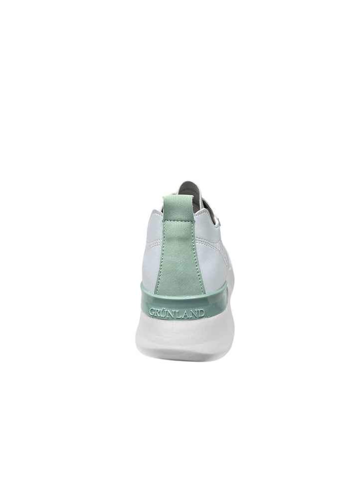 grunland sneakers donna  bianco-menta