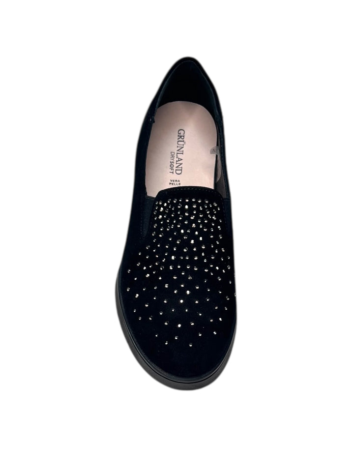 mocassino donna pelle nero