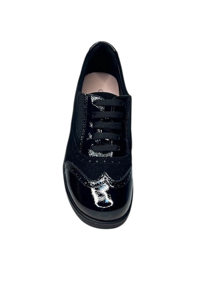 sneaker donna pelle nero