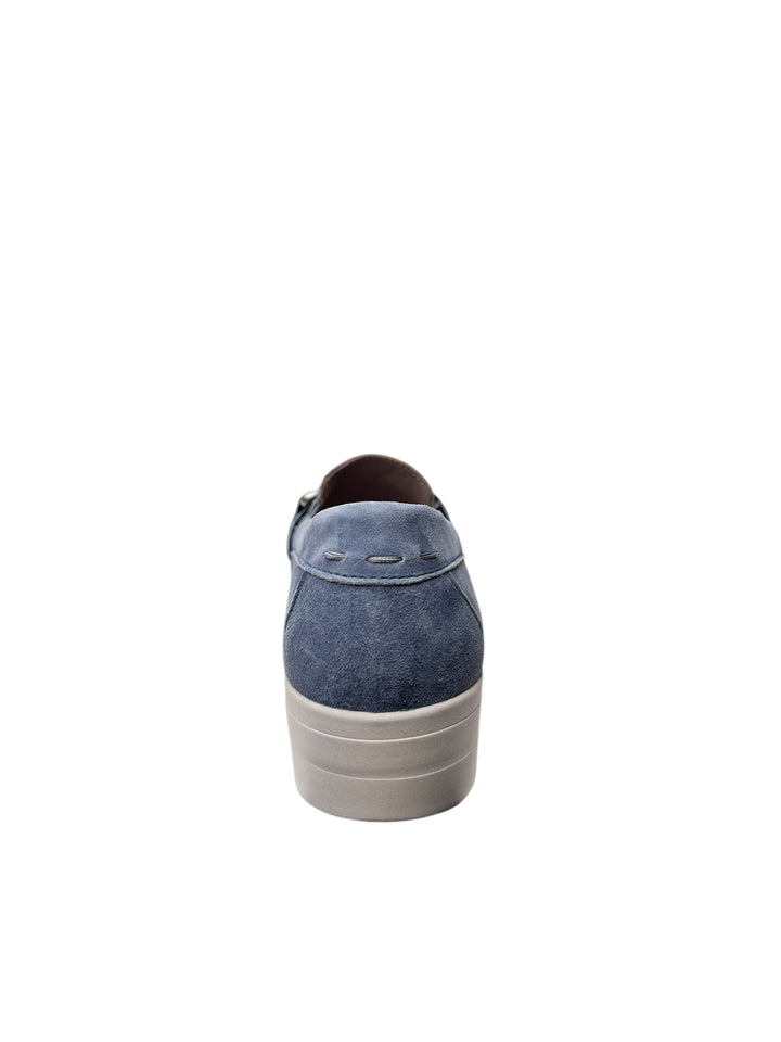grunland mocassini con zeppa donna  jeans