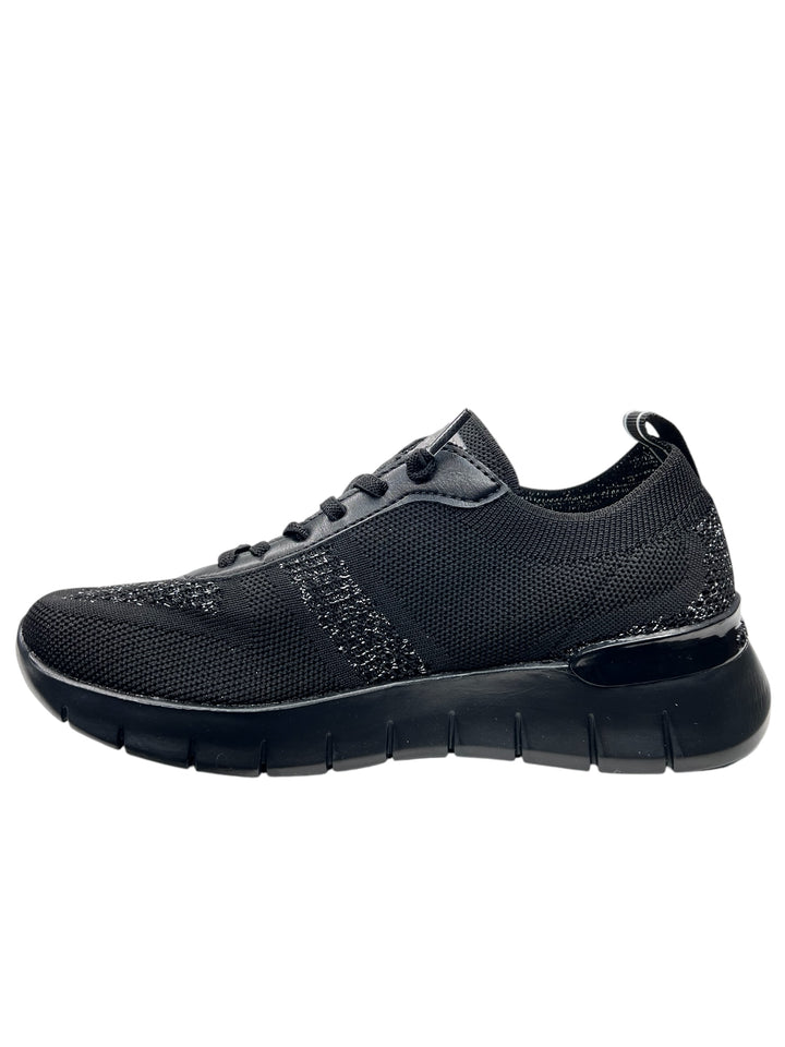 grunland sneakers donna  nero