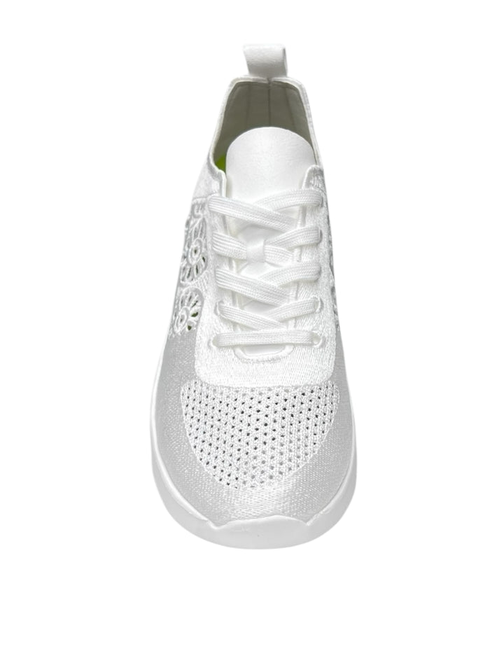 grunland sneakers donna  bianco