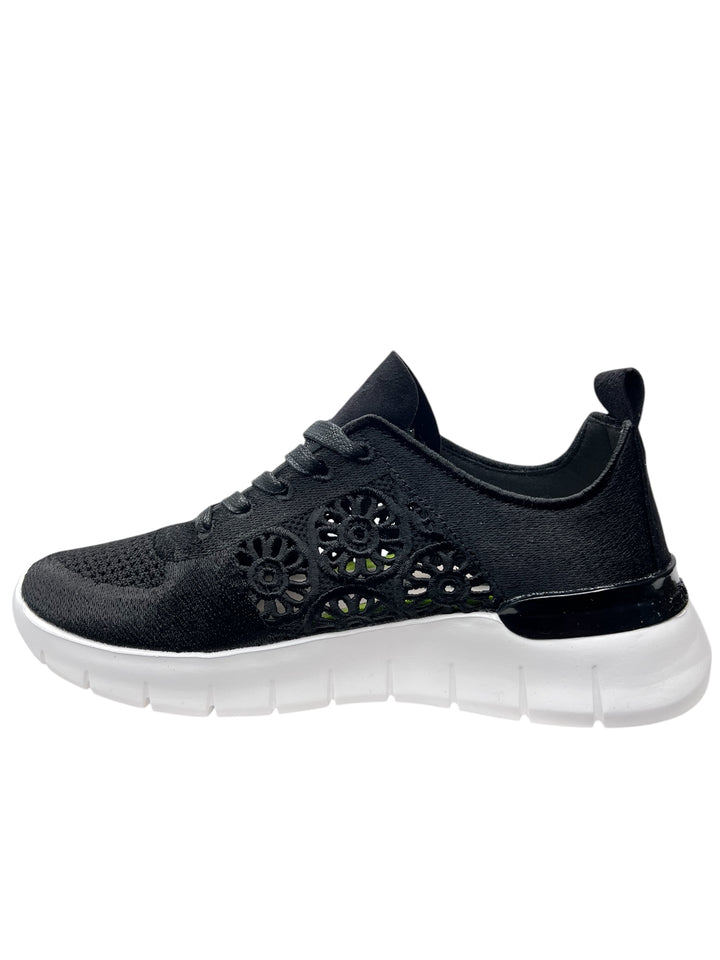 grunland sneakers donna  nero
