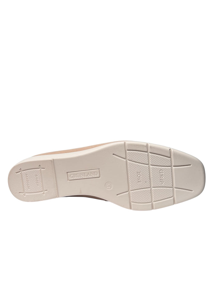 grunland ballerine con zeppa donna beige