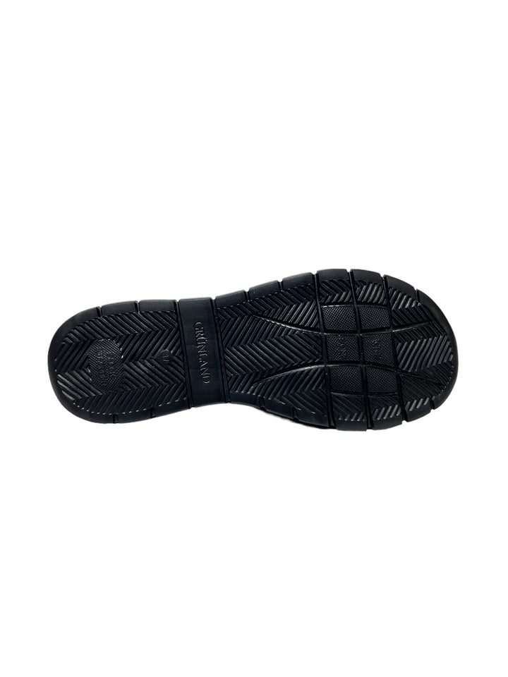 sneakers donna pelle traforata grunland sace art. sc5910 metal nero