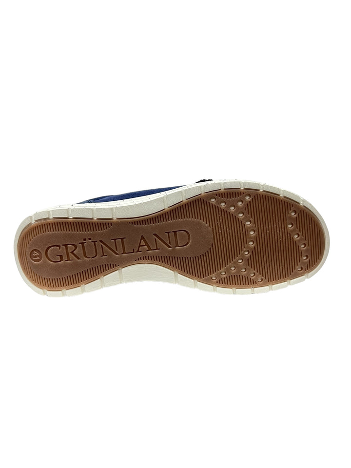 sneakers uomo tessuto grunland stor art.sc5930 blu