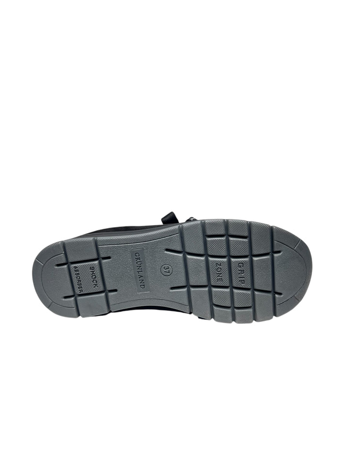 sneaker donna pelle nero