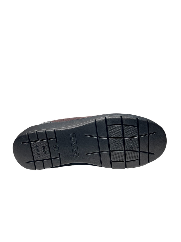 slip-on donna pelle nero-t.moro