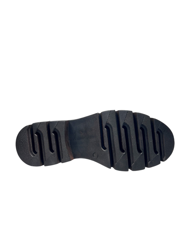 stringata donna pelle oliva