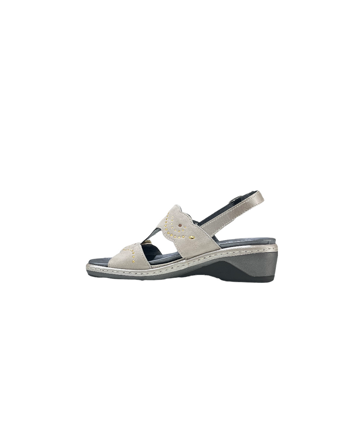 sandali donna pelle grunland art.se0507-68 tortora
