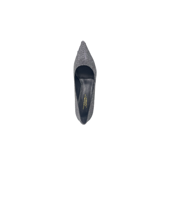 décolleté donna pelle-tessuto toscablu art.sf2259s581c97 argento