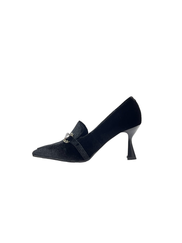 décolleté donna velluto camilla toscablu art. sf2334s132c99 nero