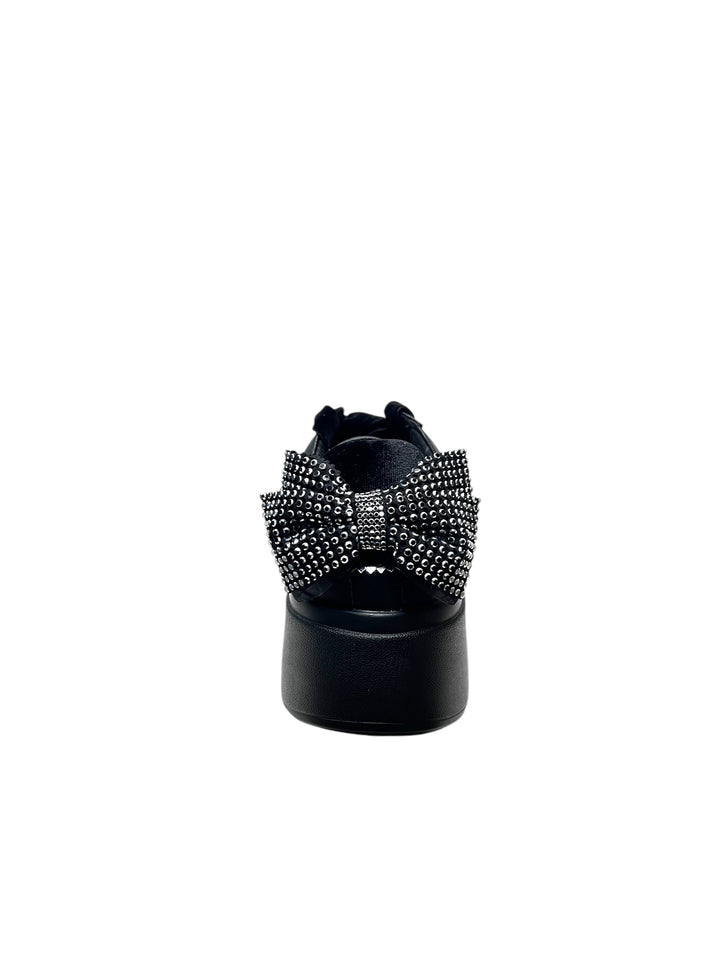 sneakers platform donna pelle lily toscablu  art. sf2402s022c99 nero