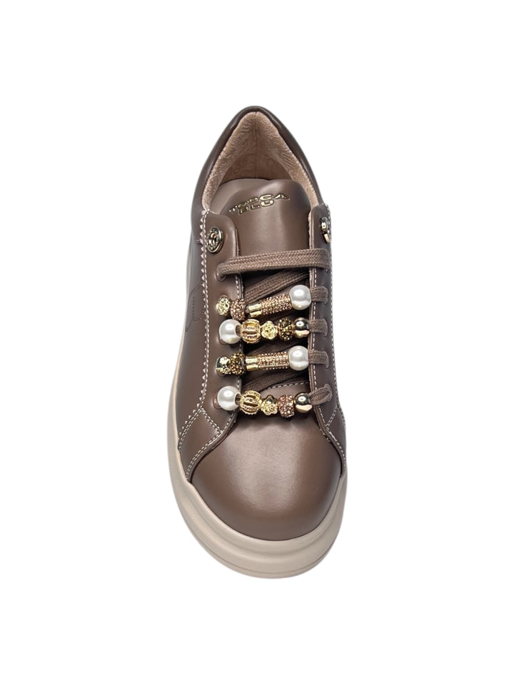 sneaker donna pelle fango