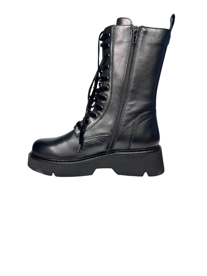 anfibio corto donna pelle nero