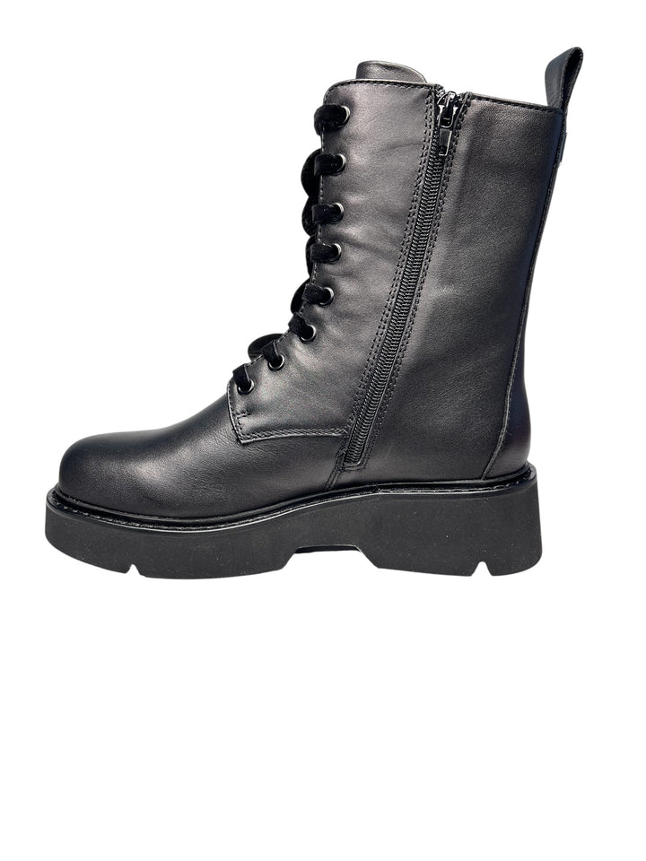 anfibio corto donna pelle nero