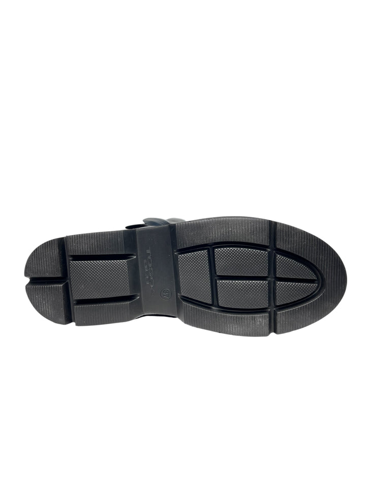 anfibio corto donna pelle nero