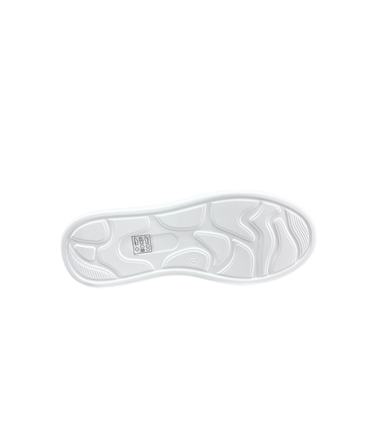 sneakers donna pelle toscablu art. ss2307s033c10 bianco-giallo