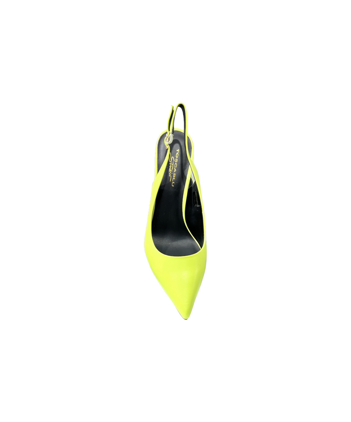 décolleté chanel donna pelle  toscablu art. ss2310s048 c10 giallo