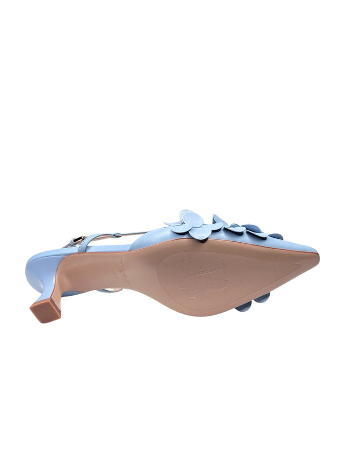 slingback donna pelle toscablu jade art.ss2520s190c34 celeste