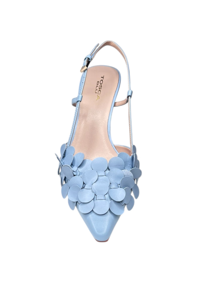 slingback donna pelle toscablu jade art.ss2520s190c34 celeste