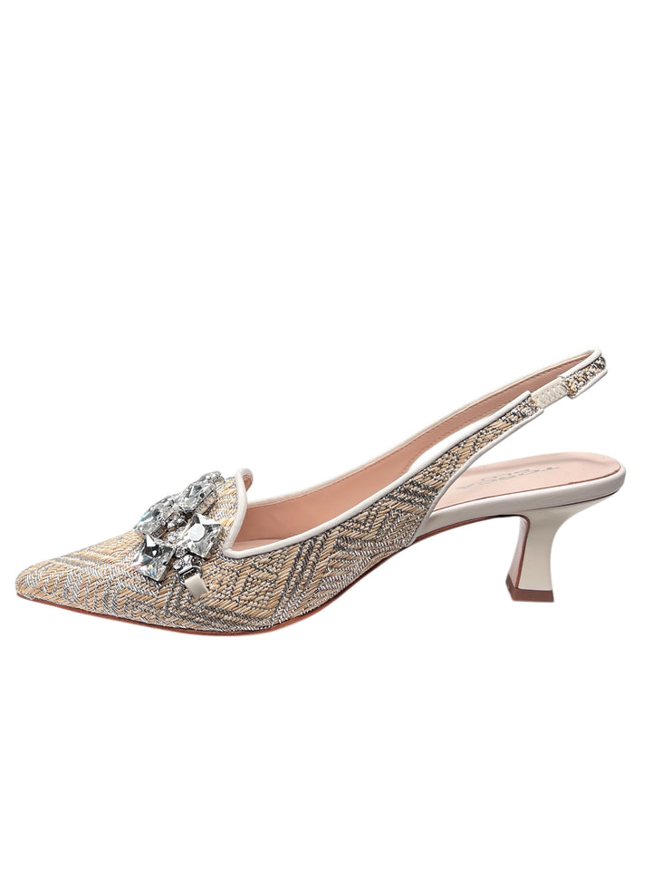 slingback donna pelle toscablu jade art.ss2520s194-c97 argento